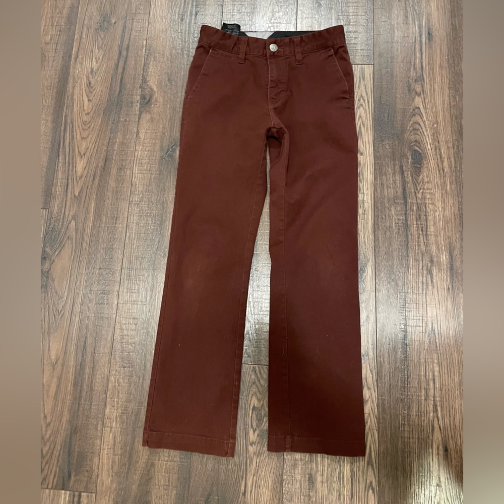 Boys reddish brown volcom pants. Size 10Y/24